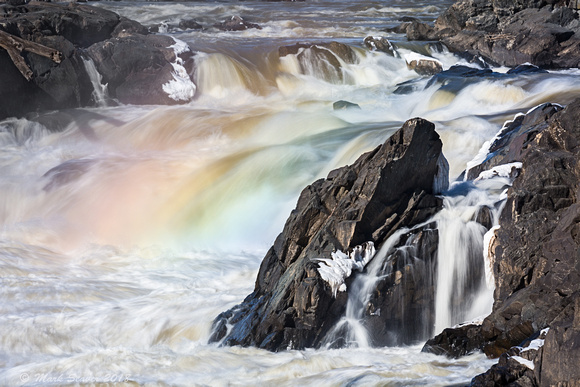 Mistbow and Ice at Great Falls #1